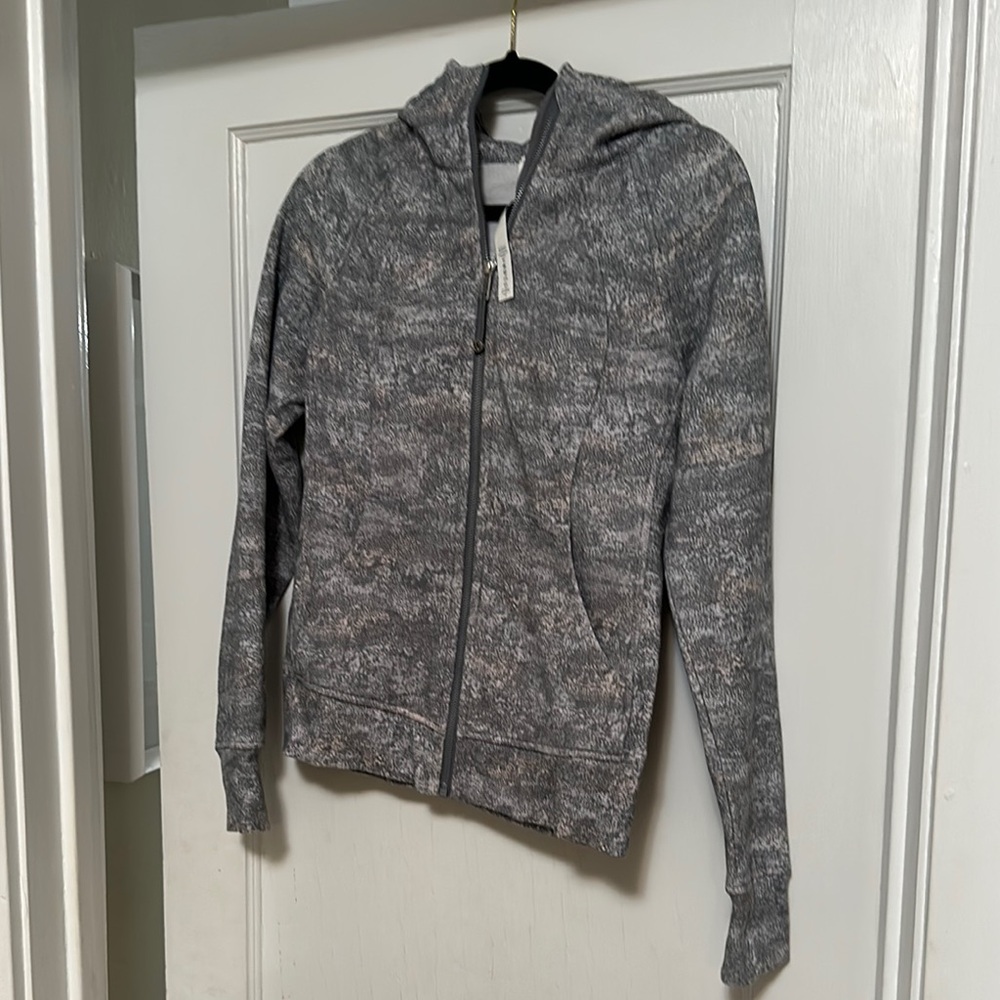 Gray Zip-Up Hoodie